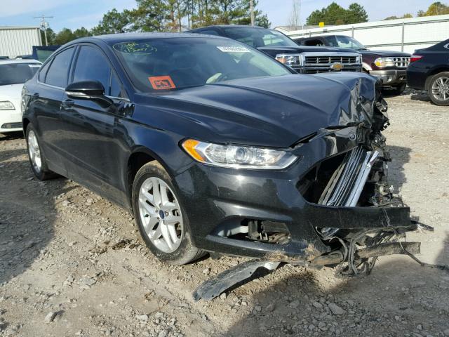 1FA6P0H75E5389466 - 2014 FORD FUSION SE BLACK photo 1