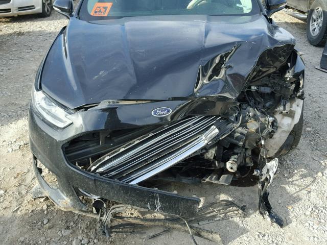 1FA6P0H75E5389466 - 2014 FORD FUSION SE BLACK photo 7