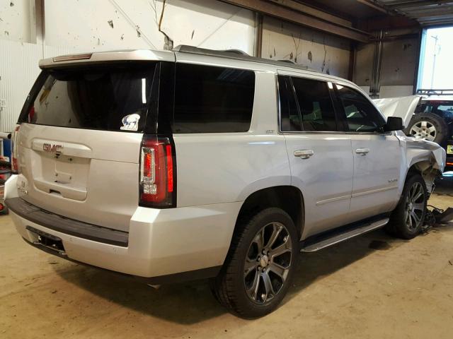 1GKS2BKC5FR306707 - 2015 GMC YUKON SLT SILVER photo 4