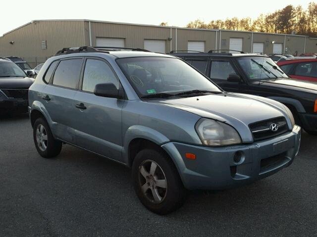 KM8JM12B46U291340 - 2006 HYUNDAI TUCSON GL BLUE photo 1