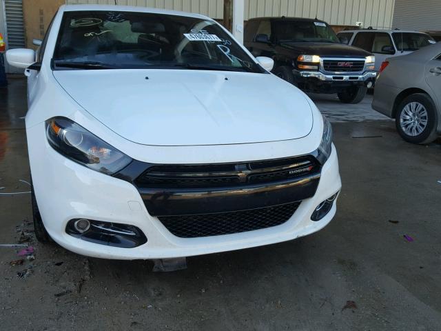 1C3CDFBB5FD237740 - 2015 DODGE DART SXT WHITE photo 9