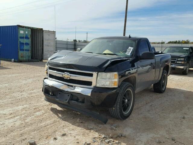 1GCEC14CX8Z262901 - 2008 CHEVROLET SILVERADO BLACK photo 2