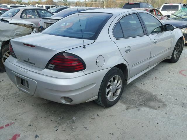 1G2NF52E93M730128 - 2003 PONTIAC GRAND AM S SILVER photo 4