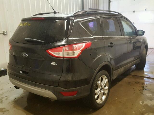 1FMCU9GX3EUB99002 - 2014 FORD ESCAPE SE BLACK photo 4