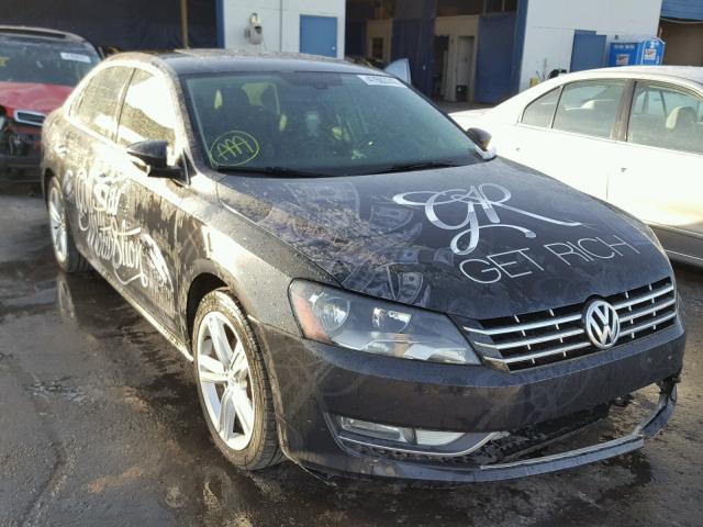 1VWBM7A33CC023559 - 2012 VOLKSWAGEN PASSAT SE CHARCOAL photo 1