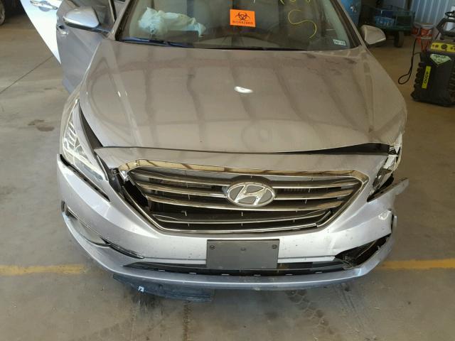 5NPE24AA4FH179816 - 2015 HYUNDAI SONATA ECO GRAY photo 7