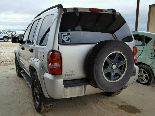 1J4GK38K82W351622 - 2002 JEEP LIBERTY RE SILVER photo 3