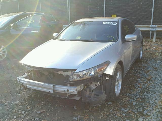 1HGCS12838A005720 - 2008 HONDA ACCORD EXL SILVER photo 2
