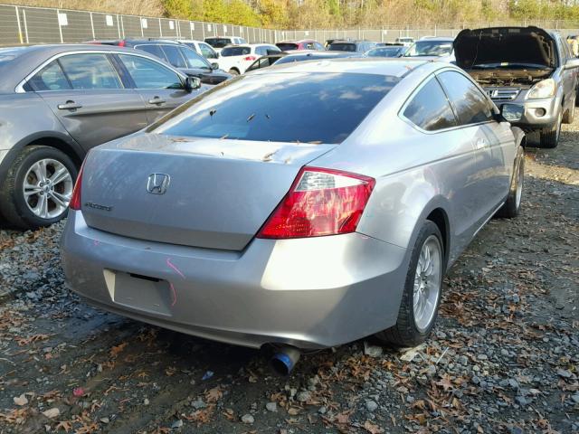 1HGCS12838A005720 - 2008 HONDA ACCORD EXL SILVER photo 4