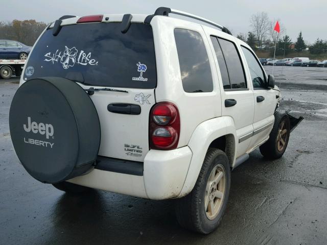 1J4GL58K95W606100 - 2005 JEEP LIBERTY LI WHITE photo 4