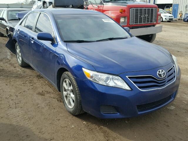 4T4BF3EK2BR117174 - 2011 TOYOTA CAMRY BASE BLUE photo 1