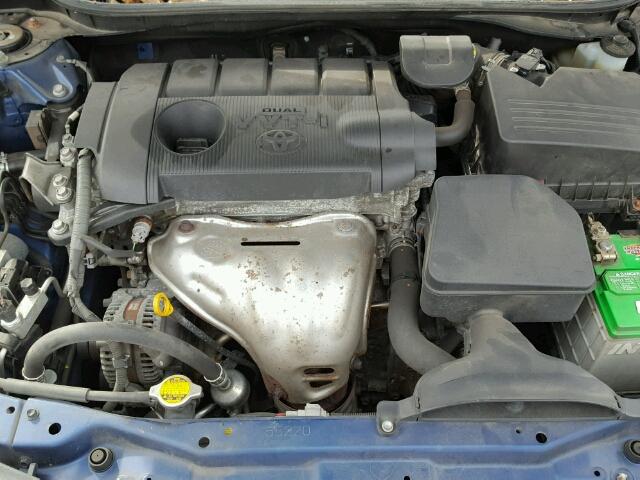 4T4BF3EK2BR117174 - 2011 TOYOTA CAMRY BASE BLUE photo 7