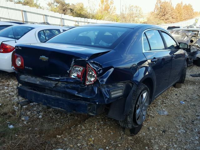 1G1ZH57B794153378 - 2009 CHEVROLET MALIBU 1LT BLUE photo 4