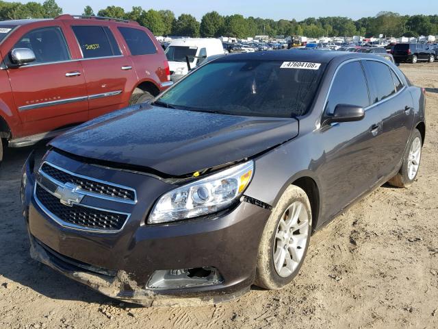 1G11D5RR4DF112772 - 2013 CHEVROLET MALIBU 1LT GRAY photo 2