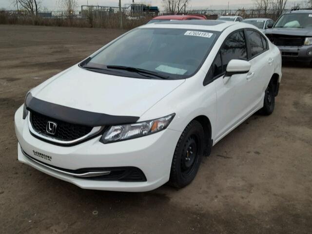 2HGFB2F54FH027176 - 2015 HONDA CIVIC LX WHITE photo 2