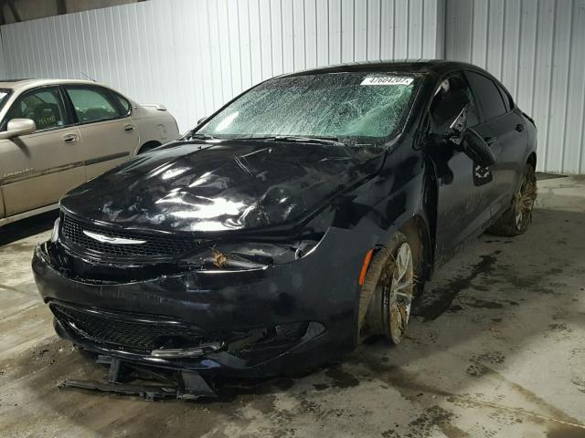 1C3CCCBG1FN565339 - 2015 CHRYSLER 200 S BLACK photo 2