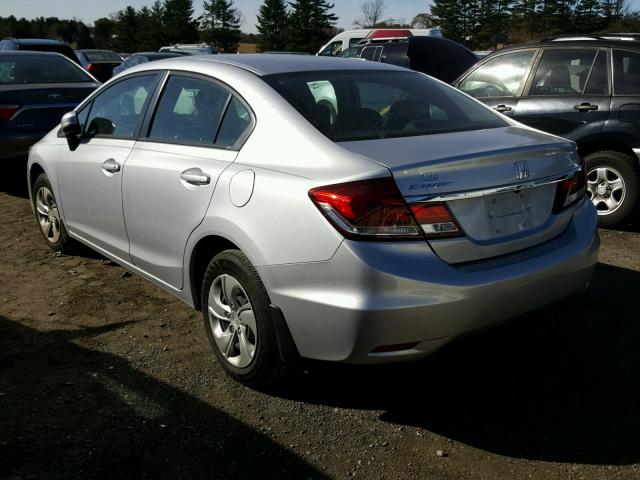 2HGFB2F54FH545563 - 2015 HONDA CIVIC LX SILVER photo 3