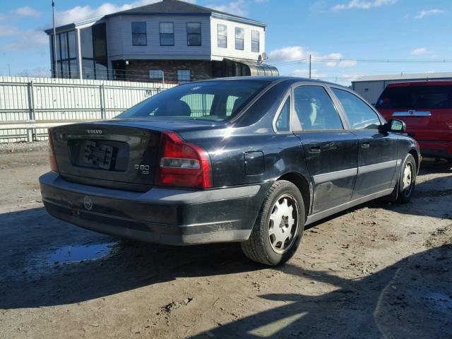 YV1TS97D3X1053200 - 1999 VOLVO S80 BLACK photo 4