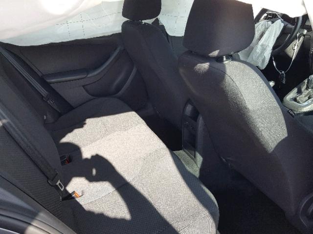 3VW2K7AJ8DM416199 - 2013 VOLKSWAGEN JETTA BASE CHARCOAL photo 6