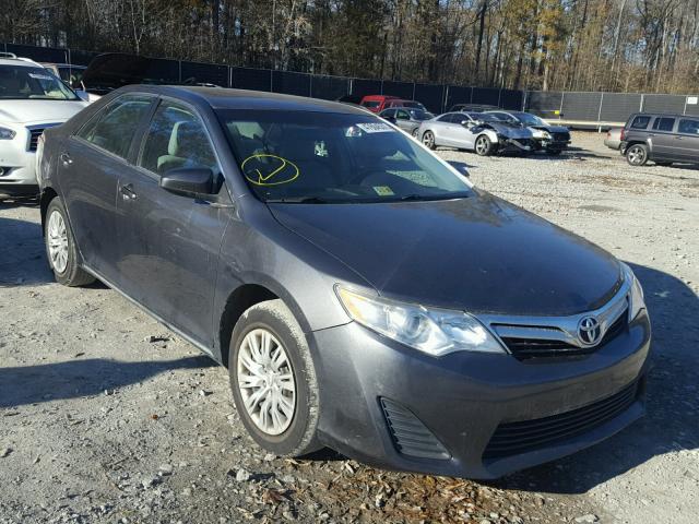 4T4BF1FKXDR300098 - 2013 TOYOTA CAMRY L GRAY photo 1