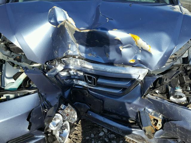 5FNRL38767B009833 - 2007 HONDA ODYSSEY EX BLUE photo 7