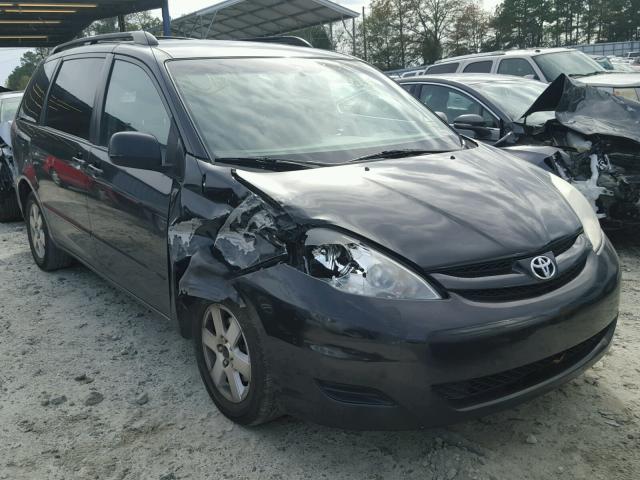 5TDZK23C28S198740 - 2008 TOYOTA SIENNA CE BLACK photo 1