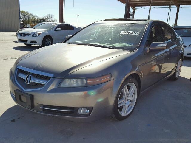 19UUA66288A043678 - 2008 ACURA TL CHARCOAL photo 2