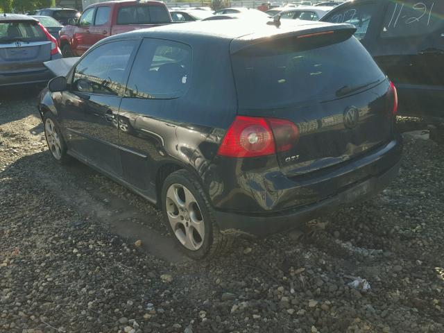 WVWEV71K37W243681 - 2007 VOLKSWAGEN NEW GTI BLACK photo 3