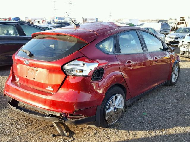 1FADP3K21GL314218 - 2016 FORD FOCUS SE RED photo 4