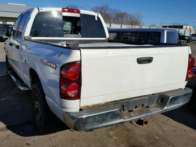 1D7HU18258S587546 - 2008 DODGE RAM 1500 S WHITE photo 3