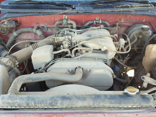 JT4TN12D6T0022724 - 1996 TOYOTA T100 XTRAC MAROON photo 7