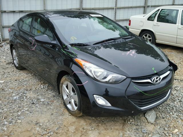 KMHDH4AE7DU001393 - 2013 HYUNDAI ELANTRA GL BLACK photo 1