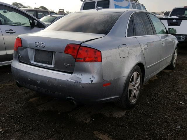 WAUAF78E36A247783 - 2006 AUDI A4 2 GRAY photo 4