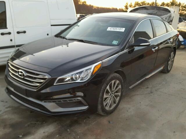 5NPE34AF5HH484561 - 2017 HYUNDAI SONATA SPO BLACK photo 2