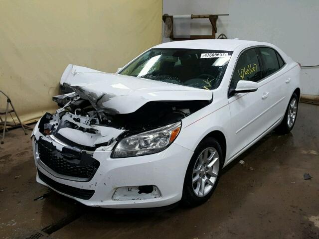 1G11C5SL8FF279048 - 2015 CHEVROLET MALIBU 1LT WHITE photo 2