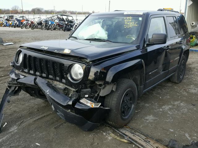 1C4NJRBB4GD657229 - 2016 JEEP PATRIOT SP BLACK photo 2