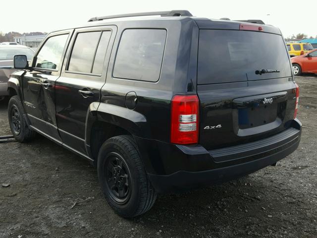 1C4NJRBB4GD657229 - 2016 JEEP PATRIOT SP BLACK photo 3