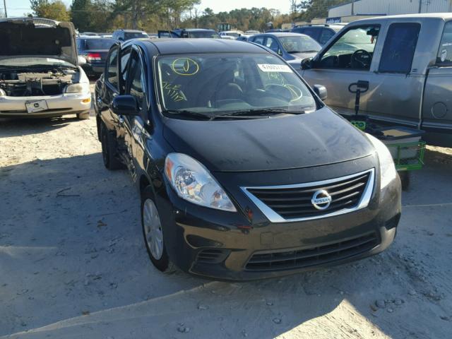 3N1CN7AP0DL840701 - 2013 NISSAN VERSA S BLACK photo 1