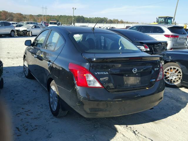 3N1CN7AP0DL840701 - 2013 NISSAN VERSA S 黑色 照片 3
