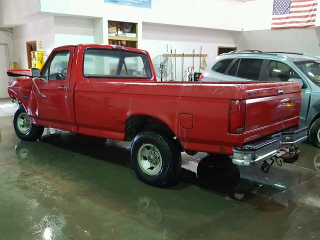 1FTEF15H7TLB28943 - 1996 FORD F150 RED photo 3