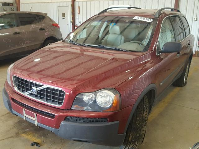 YV1CY592251209209 - 2005 VOLVO XC90 RED photo 2