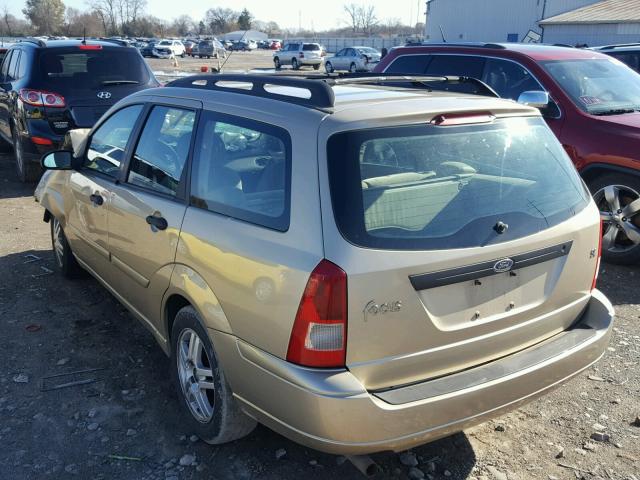 1FAFP36311W347267 - 2001 FORD FOCUS SE TAN photo 3