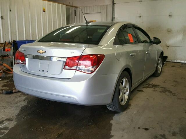 1G1PC5SB6D7199532 - 2013 CHEVROLET CRUZE LT SILVER photo 4