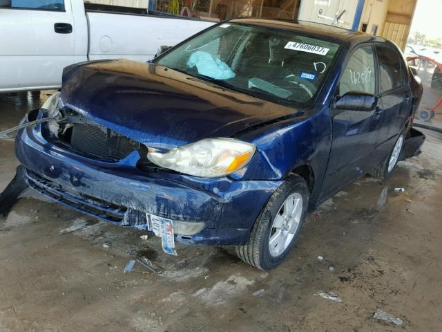 2T1BR32E33C062169 - 2003 TOYOTA COROLLA CE BLUE photo 2