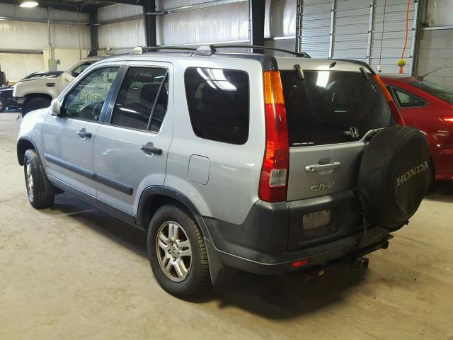 JHLRD78832C035327 - 2002 HONDA CR-V EX ვერცხლისფერი ფოტო 3