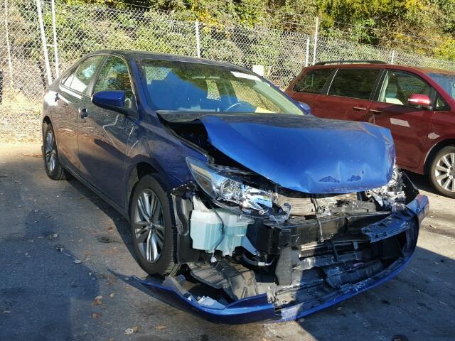 4T1BF1FK5GU588319 - 2016 TOYOTA CAMRY LE BLUE photo 1