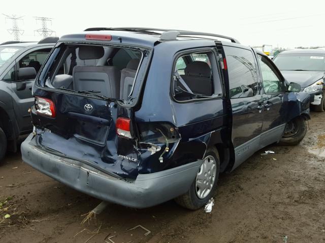 4T3ZF19C23U550468 - 2003 TOYOTA SIENNA CE BLUE photo 4