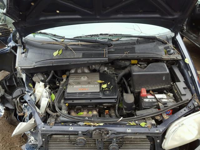 4T3ZF19C23U550468 - 2003 TOYOTA SIENNA CE BLUE photo 7