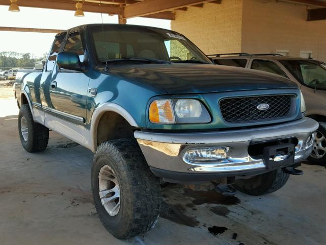 1FTRX18L0WNA91645 - 1998 FORD F150 GREEN photo 1