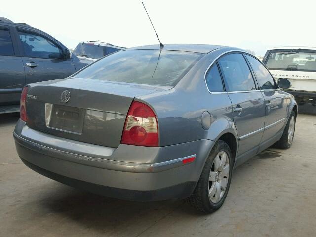 WVWAD63B95E050494 - 2005 VOLKSWAGEN PASSAT GLS GRAY photo 4